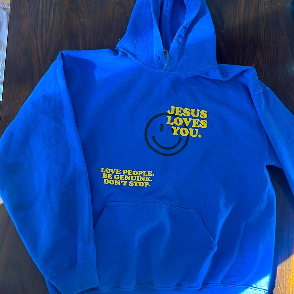 Jesus loves you hoodie